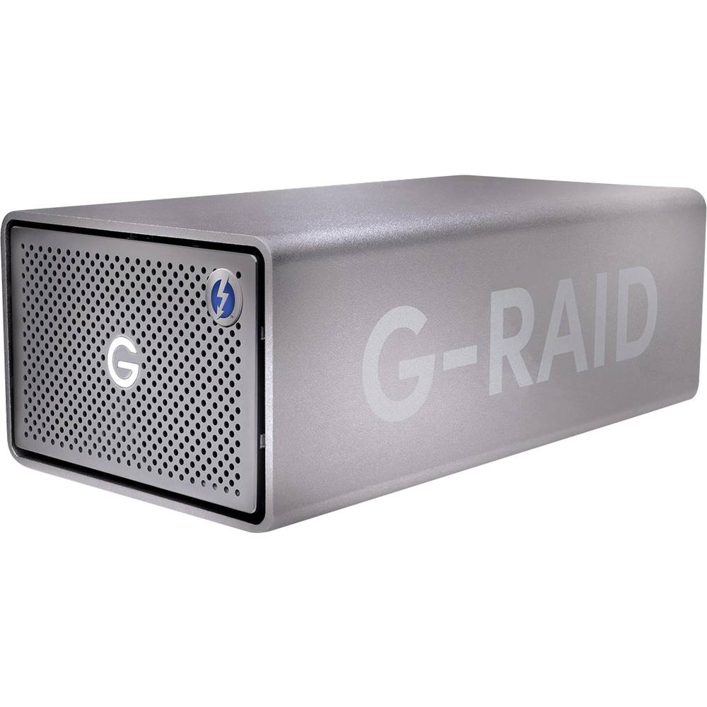 Image of SanDisk Professional G-Raid 2 8 TB 35 external hard drive USB 32 1st Gen (USB 30) Thunderbolt 3 HDMIâ¢ Space Grey